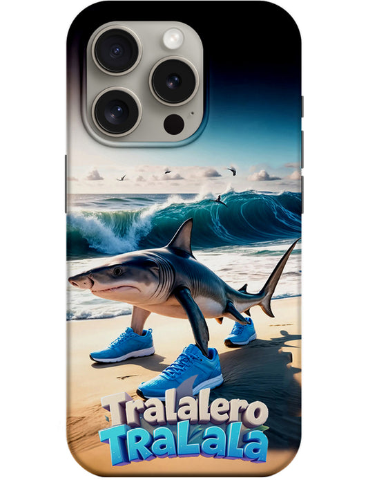 Pouzdro pro Apple iPhone 14 Pro, Perfect Case, Italian Brainrot Tralalero TraLaLa, Vícebarevné