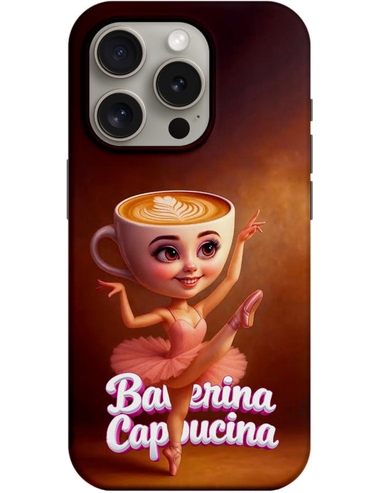 Pouzdro pro Apple iPhone 14 Pro, Perfect Case, Italian Brainrot Ballerina Capuccina, vícebarevné