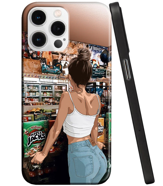 Pouzdro pro Apple iPhone 14 Pro, Perfect Case, Favourites Series Girl, Vícebarevné