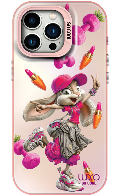 Pouzdro pro Apple iPhone 17 Pro Max, LUXO So CooL, ArcadiA Rabbit, vícebarevné