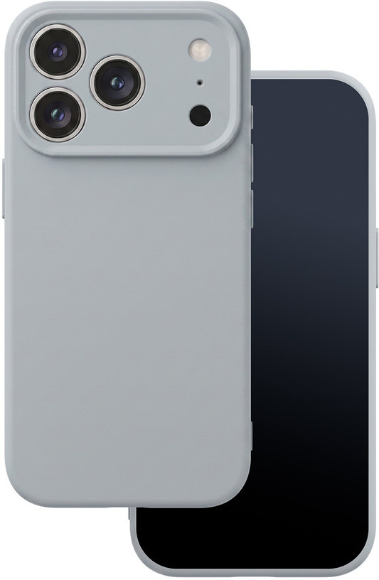 Pouzdro pro Apple iPhone 17 Pro Max, OEM, silikon, šedé