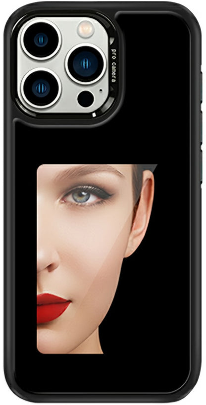 Pouzdro pro Apple iPhone 15 Pro Max, OEM, Přizpůsobený E-Ink displej (4 palce), Černá