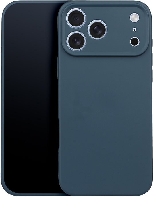 Pouzdro pro Apple iPhone 18 Pro Max / 17 Pro Max, OEM, silikon, tmavě modrá