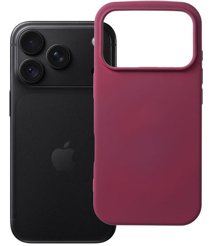 Pouzdro pro Apple iPhone 18 Pro Max / 17 Pro Max, OEM, silikonové, vínové