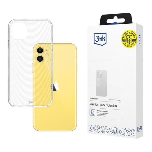 Pouzdro pro Apple iPhone 11, 3MK, Armor, Průhledné