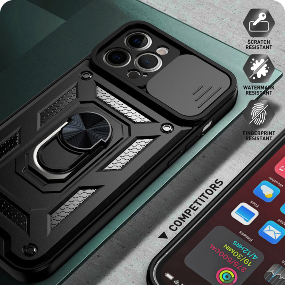 Pouzdro pro Apple iPhone 11 Pro Max, Techsuit, CamShield, Zelené