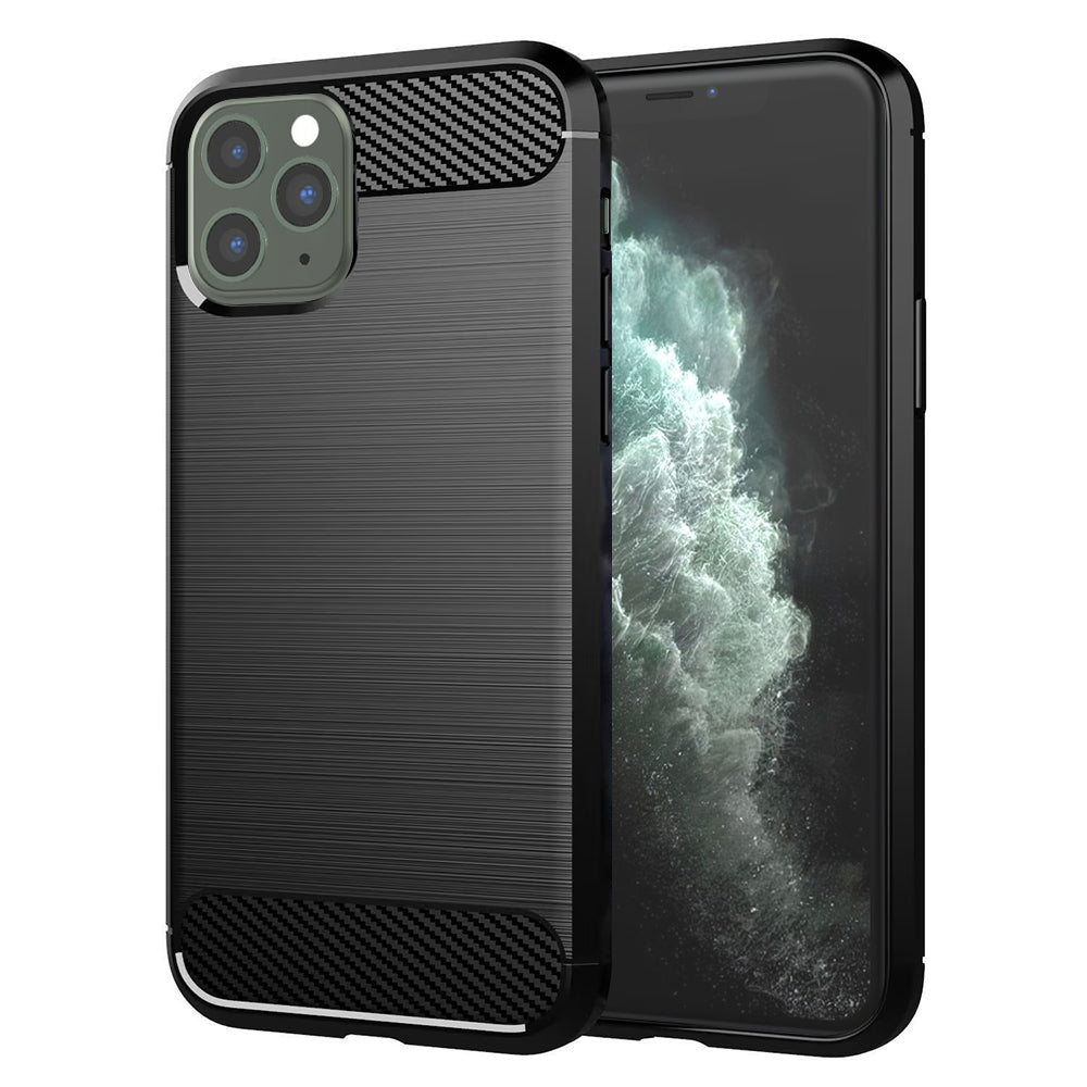 Pouzdro pro Apple iPhone 11 Pro Max, Techsuit, Carbon, Černé