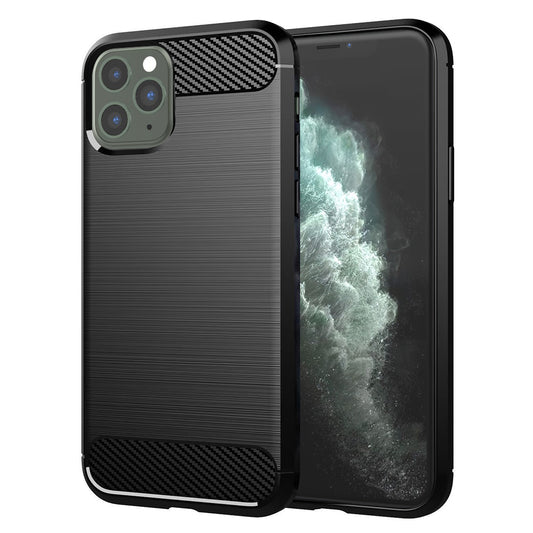Pouzdro pro Apple iPhone 11 Pro Max, Techsuit, Carbon, Černé