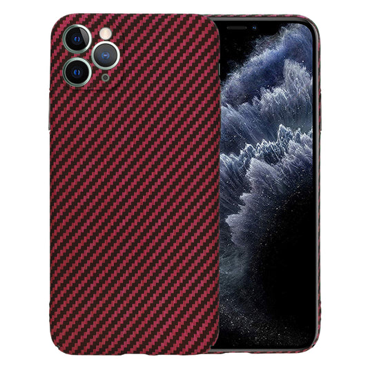Pouzdro pro Apple iPhone 11 Pro Max, Techsuit, Carbonite FiberShell, červené