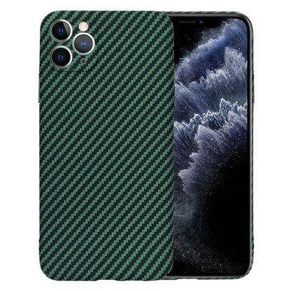 Pouzdro pro Apple iPhone 11 Pro Max, Techsuit, Carbonite FiberShell, Zelené
