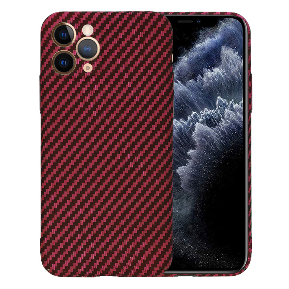 Pouzdro pro Apple iPhone 11 Pro, Techsuit, Carbonite FiberShell, Červené