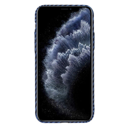 Pouzdro pro Apple iPhone 11 Pro, Techsuit, Carbonite FiberShell, Tyrkysové