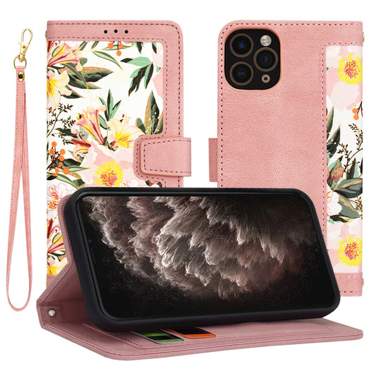 Pouzdro pro Apple iPhone 11 Pro, Techsuit, FlipCraft, Růžové