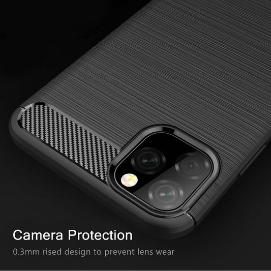 Pouzdro pro Apple iPhone 11, Techsuit, Carbon, Černé