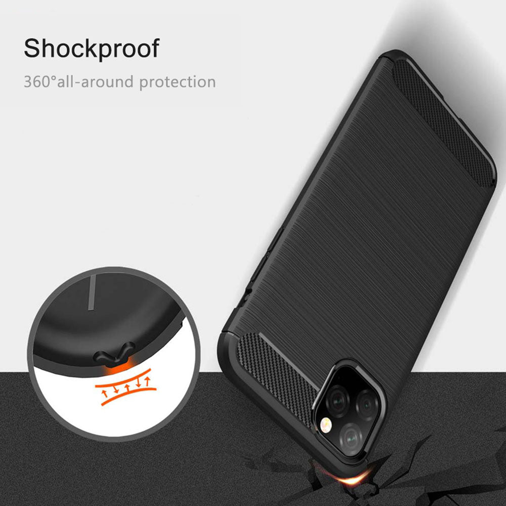 Pouzdro pro Apple iPhone 11, Techsuit, Carbon, Černé