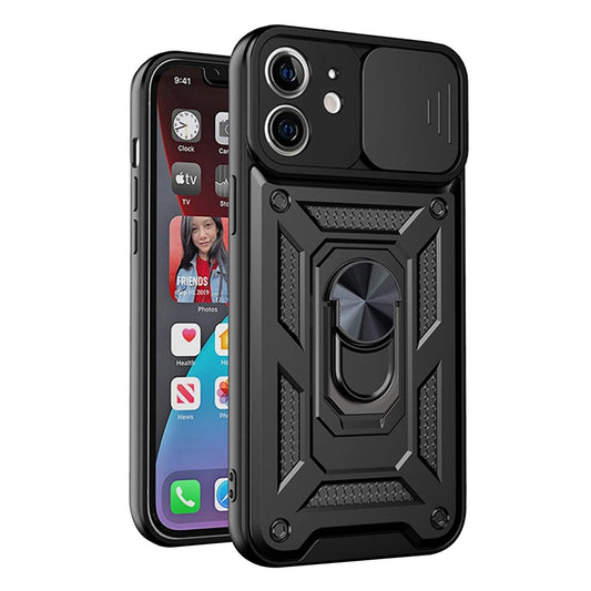 Pouzdro pro Apple iPhone 12 mini, Techsuit, CamShield, Černé