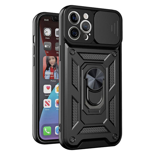 Pouzdro pro Apple iPhone 12 Pro Max, Techsuit, CamShield, Černé