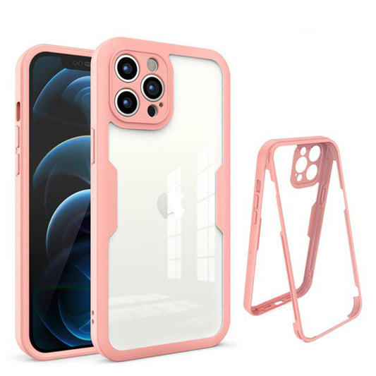 Pouzdro pro Apple iPhone 12 Pro Max, Techsuit, ColorVerse 360, Růžové