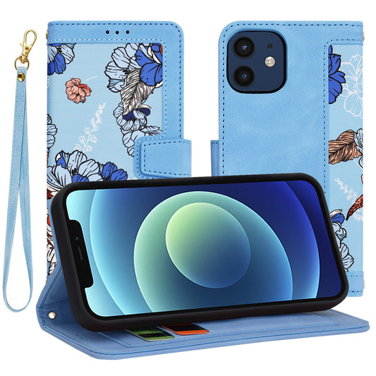 Case for Apple iPhone 12 / 12 Pro, Techsuit, FlipCraft, Blue