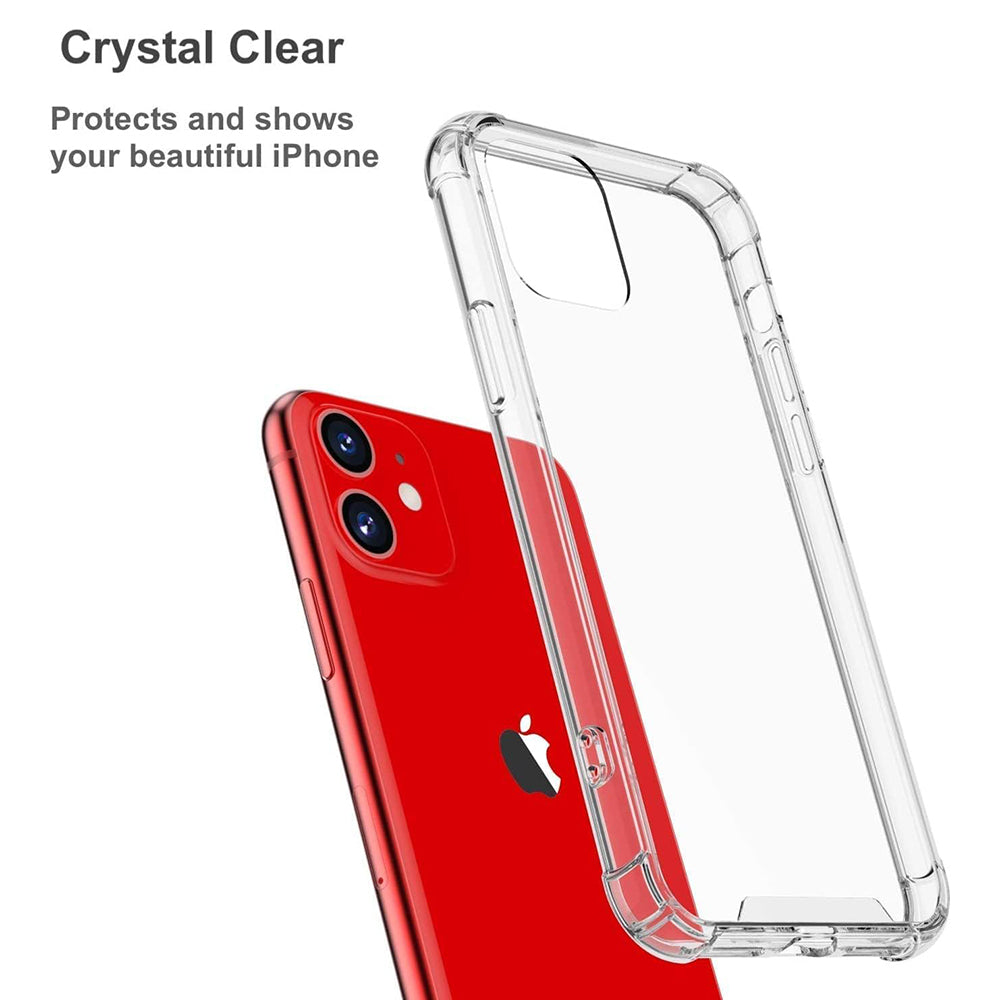 Pouzdro pro Apple iPhone 12, Techsuit, Shockproof Clear, Průhledné