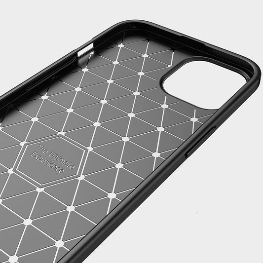 Pouzdro pro Apple iPhone 13 mini, Techsuit, Carbon, Černé