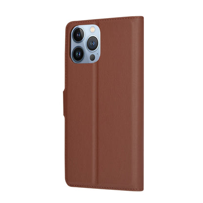 Pouzdro pro Apple iPhone 13 Pro Max, Techsuit, kožené folio, hnědé