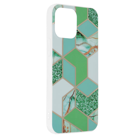 Pouzdro pro Apple iPhone 13 Pro Max, Techsuit, Marble, Zelené
