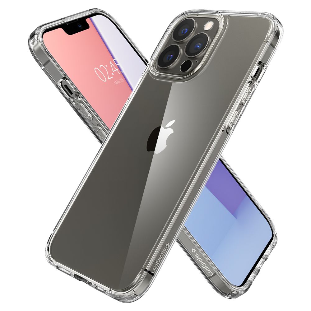 Pouzdro pro Apple iPhone 13 Pro, Spigen, Ultra Hybrid, Průhledné