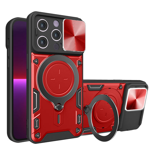Pouzdro pro Apple iPhone 13 Pro, Techsuit, CamGuard Pro, červené