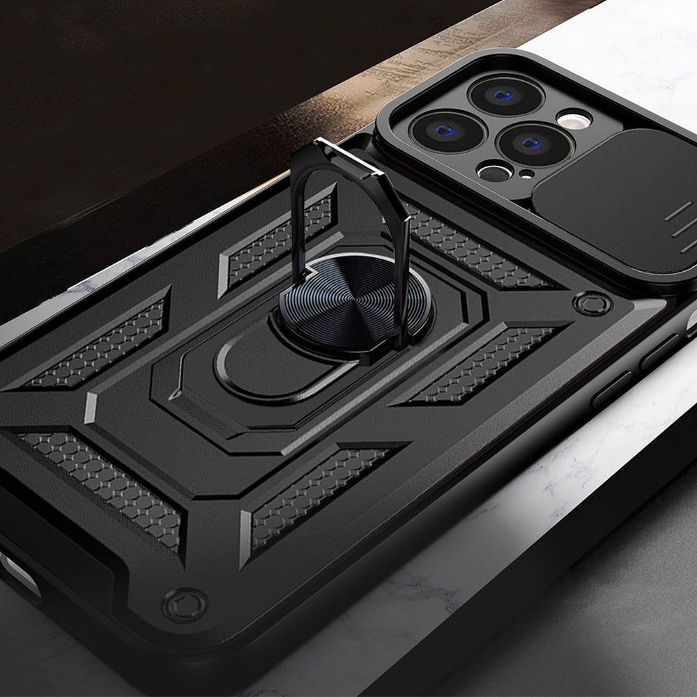 Pouzdro pro Apple iPhone 13 Pro, Techsuit, CamShield, Černé