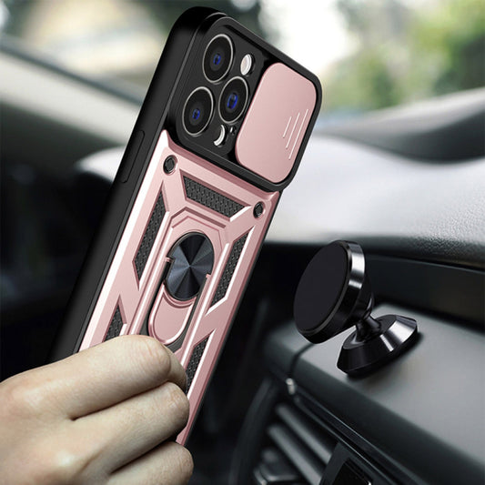 Pouzdro pro Apple iPhone 13 Pro, Techsuit, CamShield, Růžové