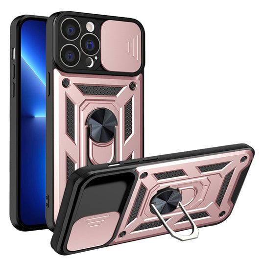 Pouzdro pro Apple iPhone 13 Pro, Techsuit, CamShield, Růžové