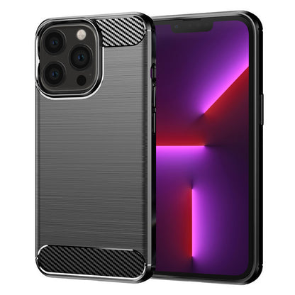 Pouzdro pro Apple iPhone 13 Pro, Techsuit, Carbon, Černé