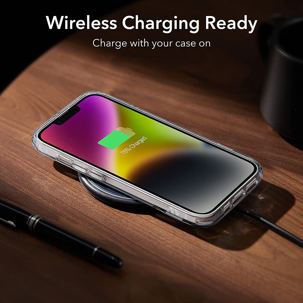 Pouzdro pro Apple iPhone 14 Plus, ESR, Air Shield Boost Kickstand, Průhledné