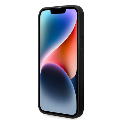 Pouzdro pro Apple iPhone 14 Plus, Karl Lagerfeld, Monogram Stripe, Hnědá