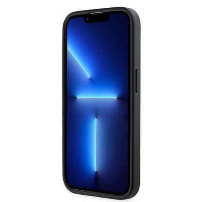 Pouzdro pro Apple iPhone 14 Pro Max, Karl Lagerfeld, Diagonal Quilted Script, Černá