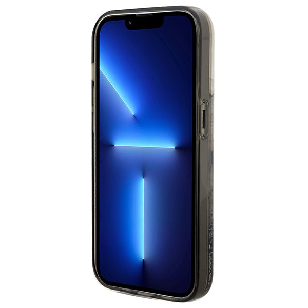 Pouzdro pro Apple iPhone 14 Pro Max, Karl Lagerfeld, Liquid Glitter Choupette, Transparentní