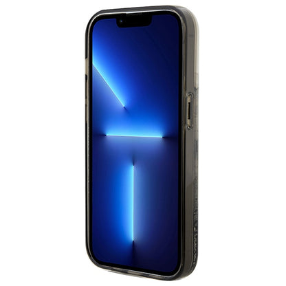 Pouzdro pro Apple iPhone 14 Pro Max, Karl Lagerfeld, Liquid Glitter Choupette, Transparentní