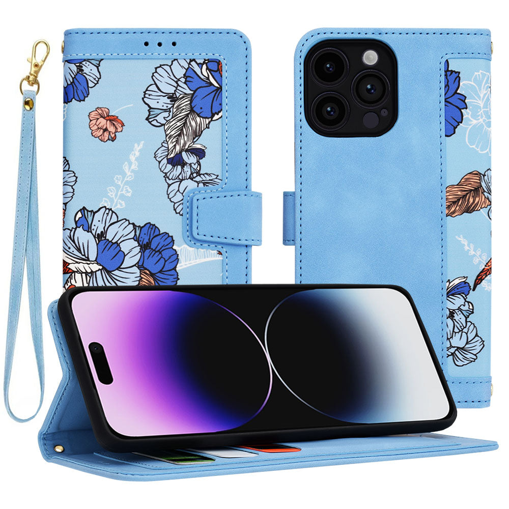 Pouzdro pro Apple iPhone 14 Pro Max, Techsuit, FlipCraft, modré