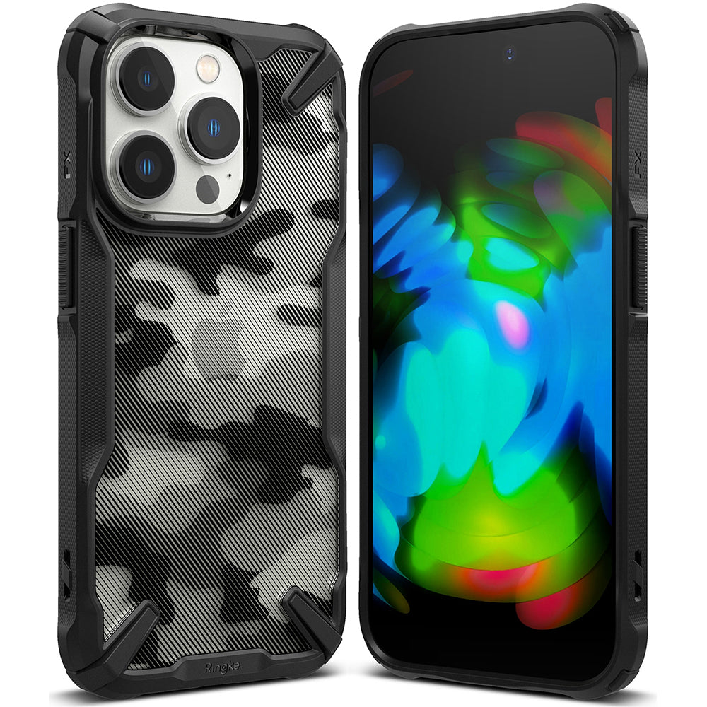 Pouzdro pro Apple iPhone 14 Pro, Ringke, Fusion X Design, Camouflage