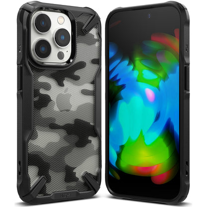 Pouzdro pro Apple iPhone 14 Pro, Ringke, Fusion X Design, Camouflage