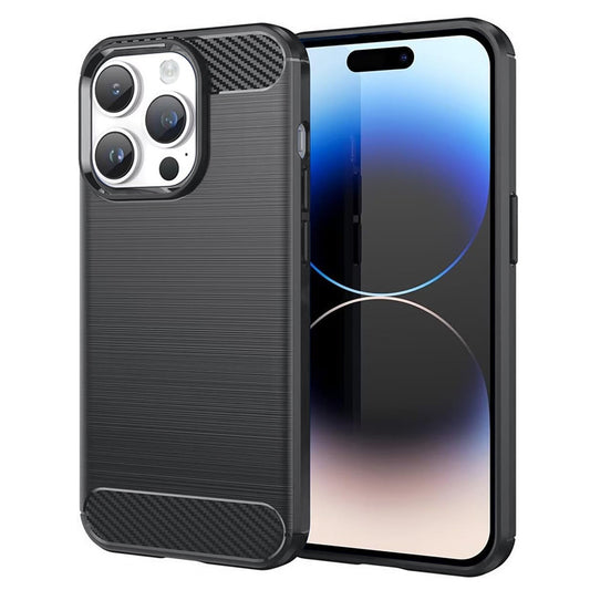 Pouzdro pro Apple iPhone 14 Pro, Techsuit, Carbon, Černé
