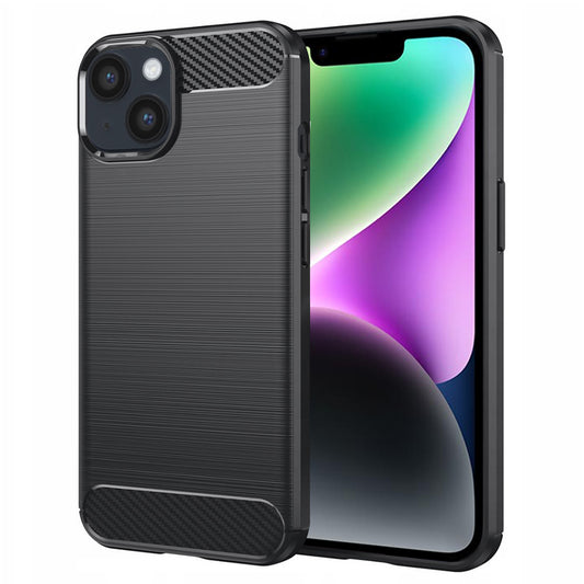 Pouzdro pro Apple iPhone 14, Techsuit, Carbon, Černé
