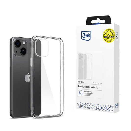 Pouzdro pro Apple iPhone 15, 3MK, Clear, Průhledné