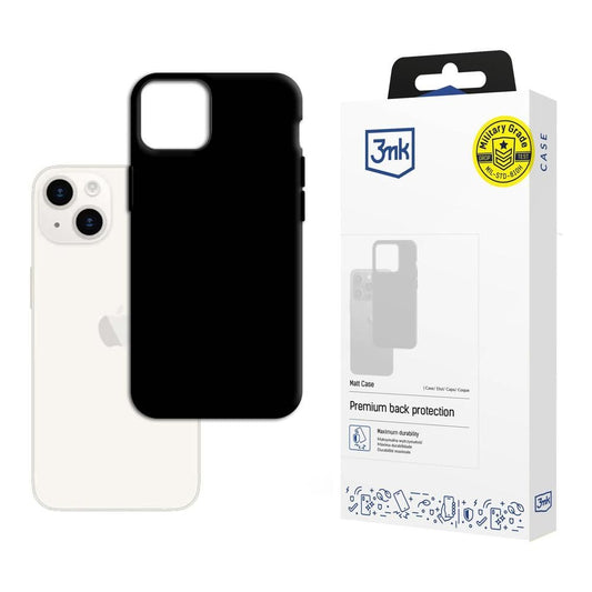Pouzdro pro Apple iPhone 15, 3MK, Černá matná