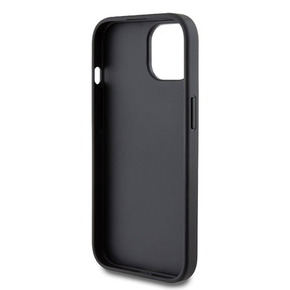 Pouzdro pro Apple iPhone 15, Guess, 4G Metal Gold Logo, Šedé