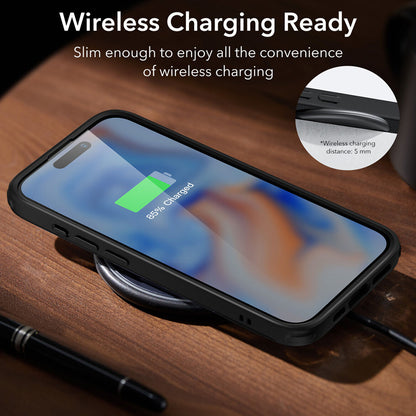 Pouzdro pro Apple iPhone 15 Plus, ESR, Air Shield Boost Kickstand, Černá