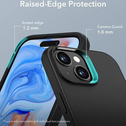 Pouzdro pro Apple iPhone 15 Plus, ESR, Air Shield Boost Kickstand, Černá