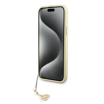 Pouzdro pro Apple iPhone 15 Plus, Guess, 4G Charm, Šedé