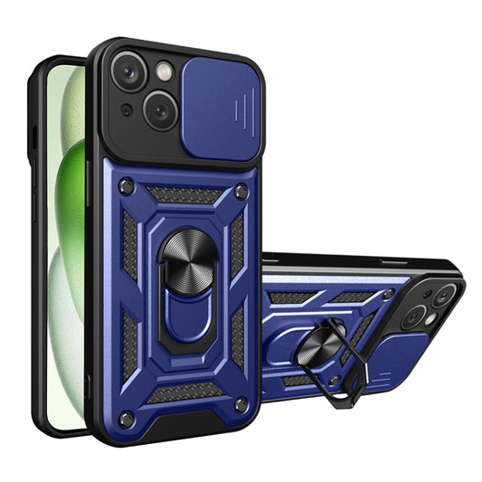 Pouzdro pro Apple iPhone 15 Plus, Techsuit, CamShield, Modré
